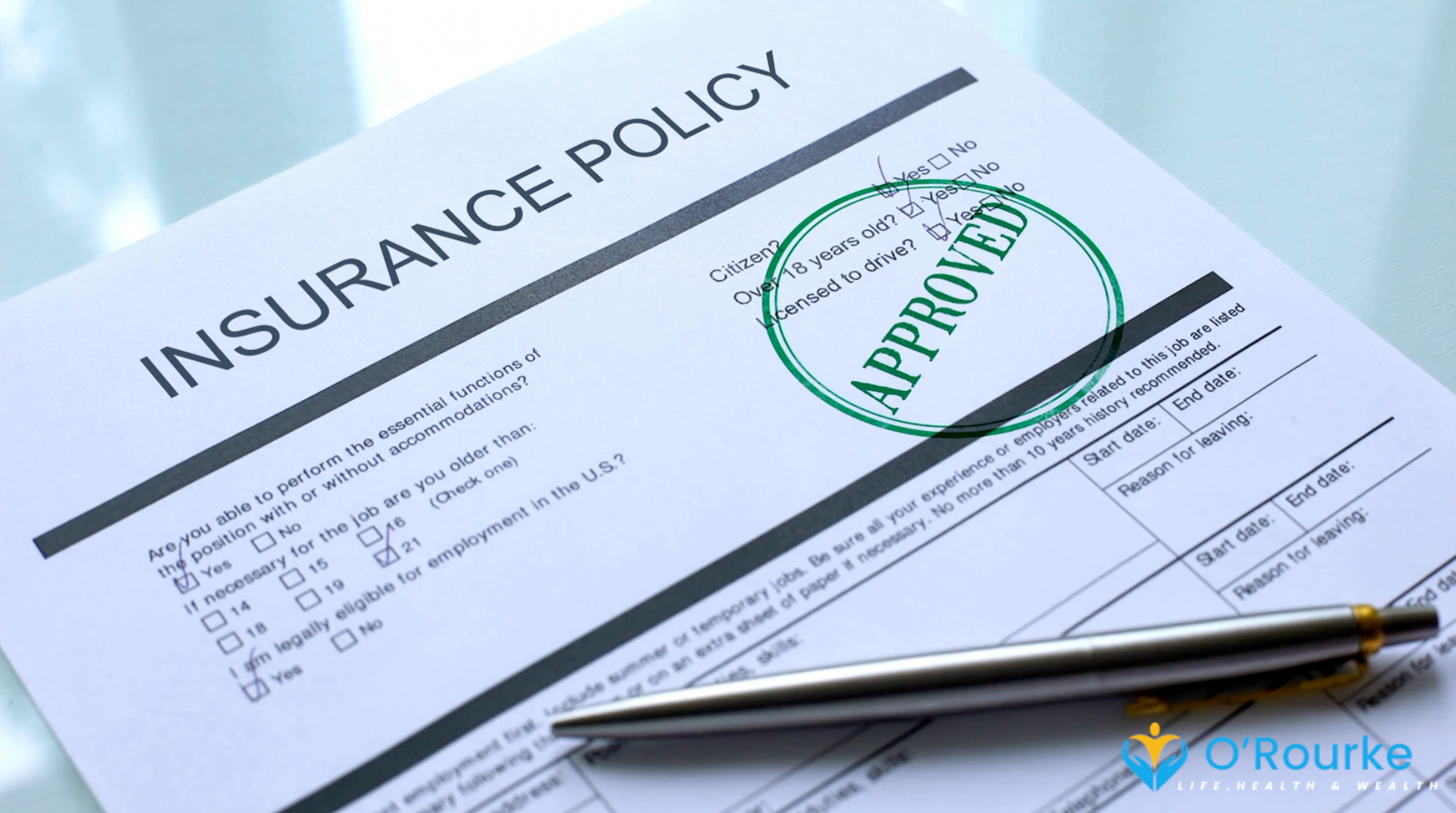 Business owner completing loan paperwork